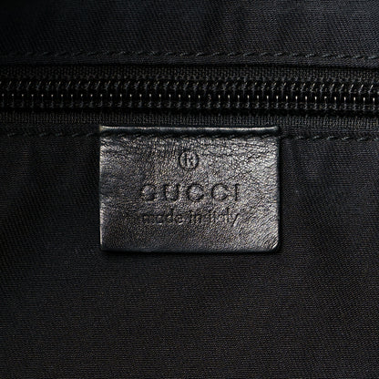 Gucci Monogram Calfskin Perforated Medium Flat Messenger Bag Black 6 of 14