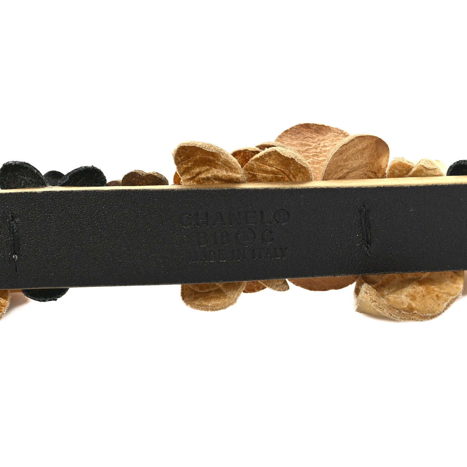 Chanel Metallic Lambskin CC Belt 85 34 Gold 4 of 5