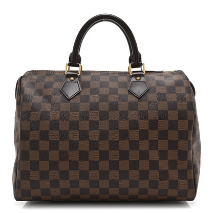 Louis Vuitton Damier Ebene Speedy 30 1 of 10
