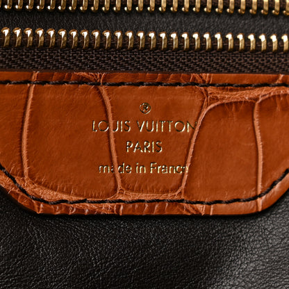 Louis Vuitton Monogram Alligator Trim Mahina XL 7 of 9