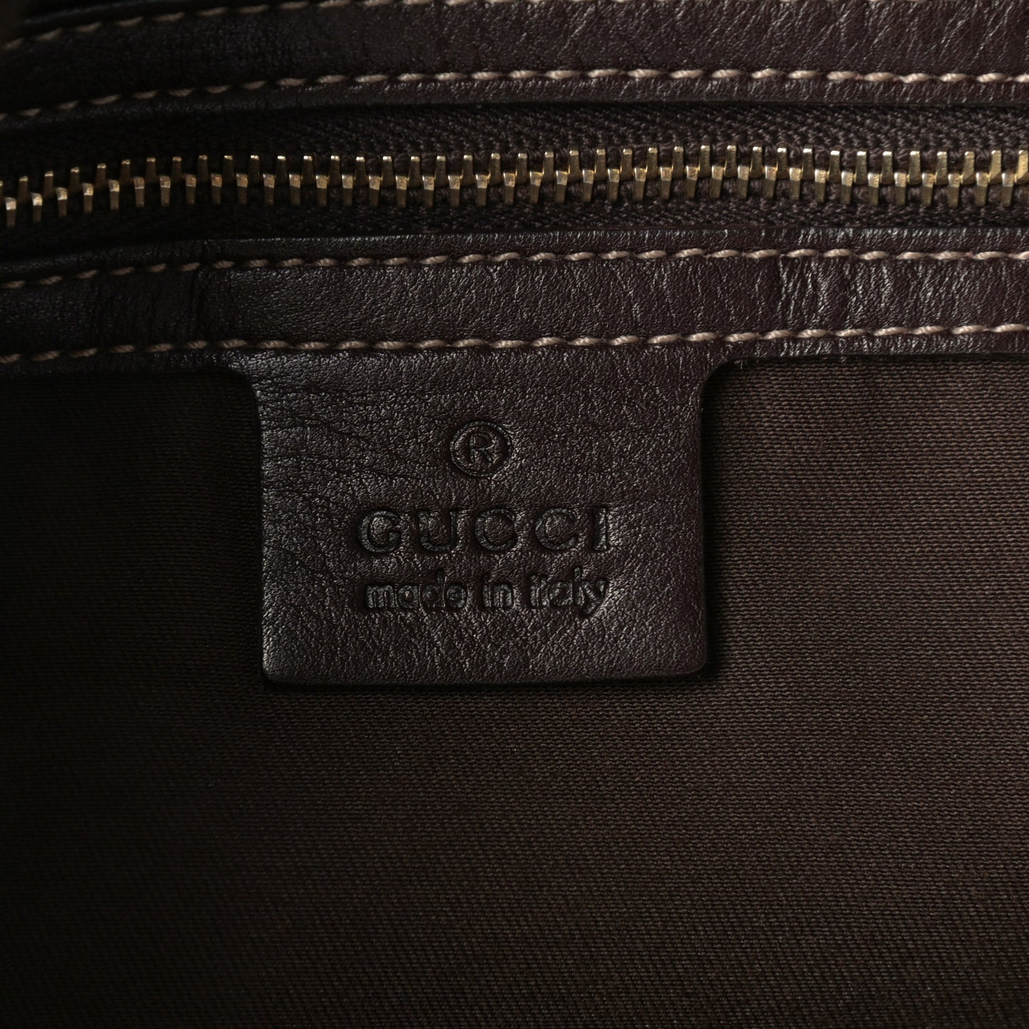 Calfskin Medium Britt Tote Dark Brown