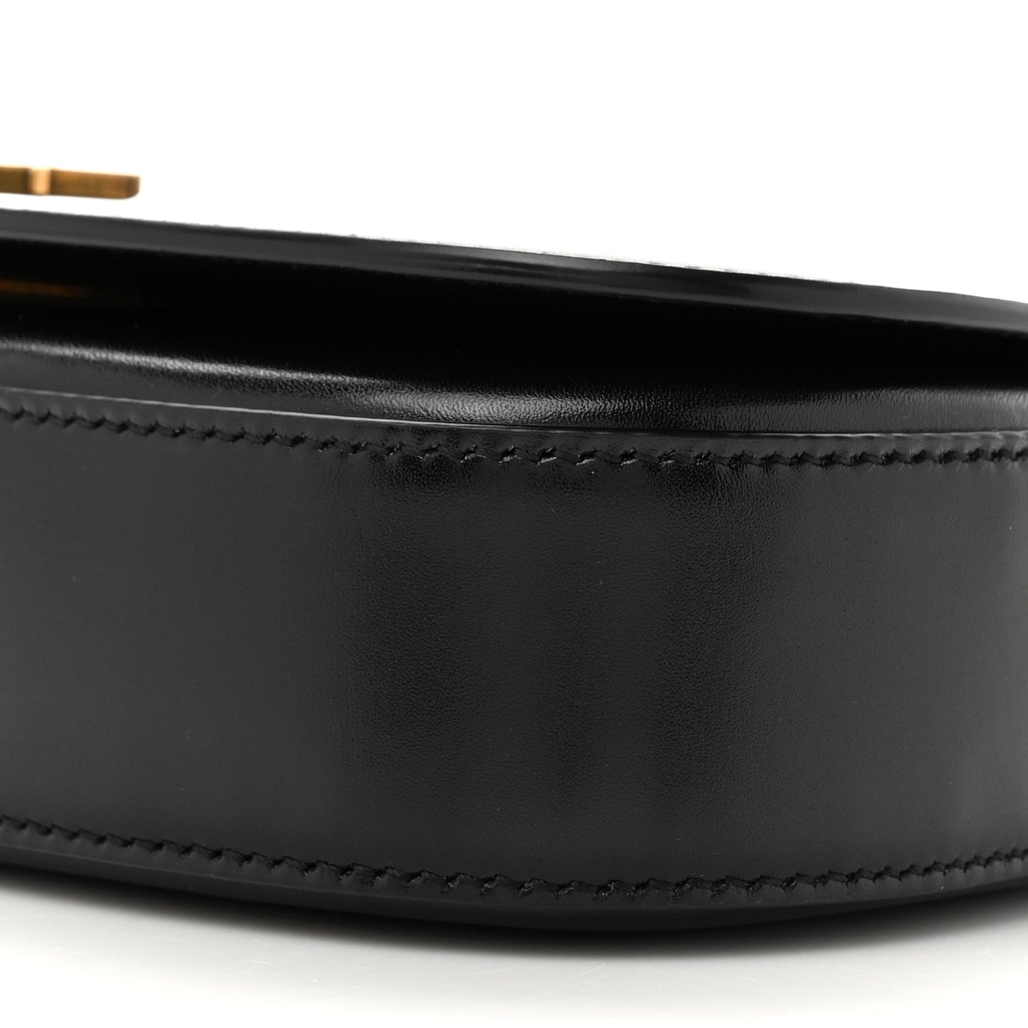 Box Calfskin Mini Voltaire Shoulder Bag Black