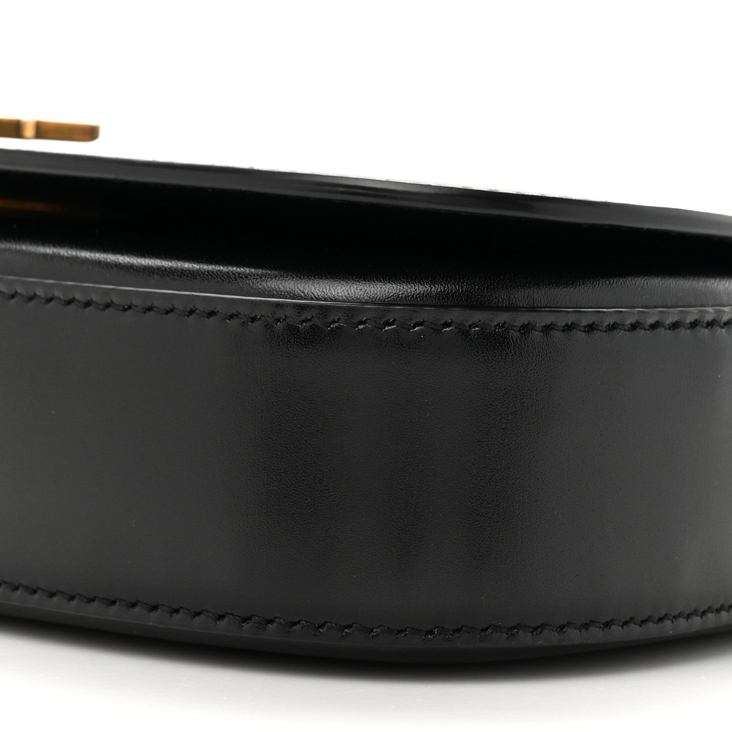 Saint Laurent Box Calfskin Mini Voltaire Shoulder Bag Black 9 of 10
