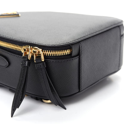 Prada Saffiano Lux Mini Odette Backpack Black 5 of 7