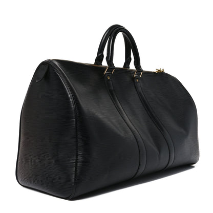 Louis Vuitton Epi Keepall 45 Black 2 of 9