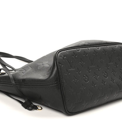 Louis Vuitton Empreinte Monogram Giant Neverfull MM Black 9 of 10