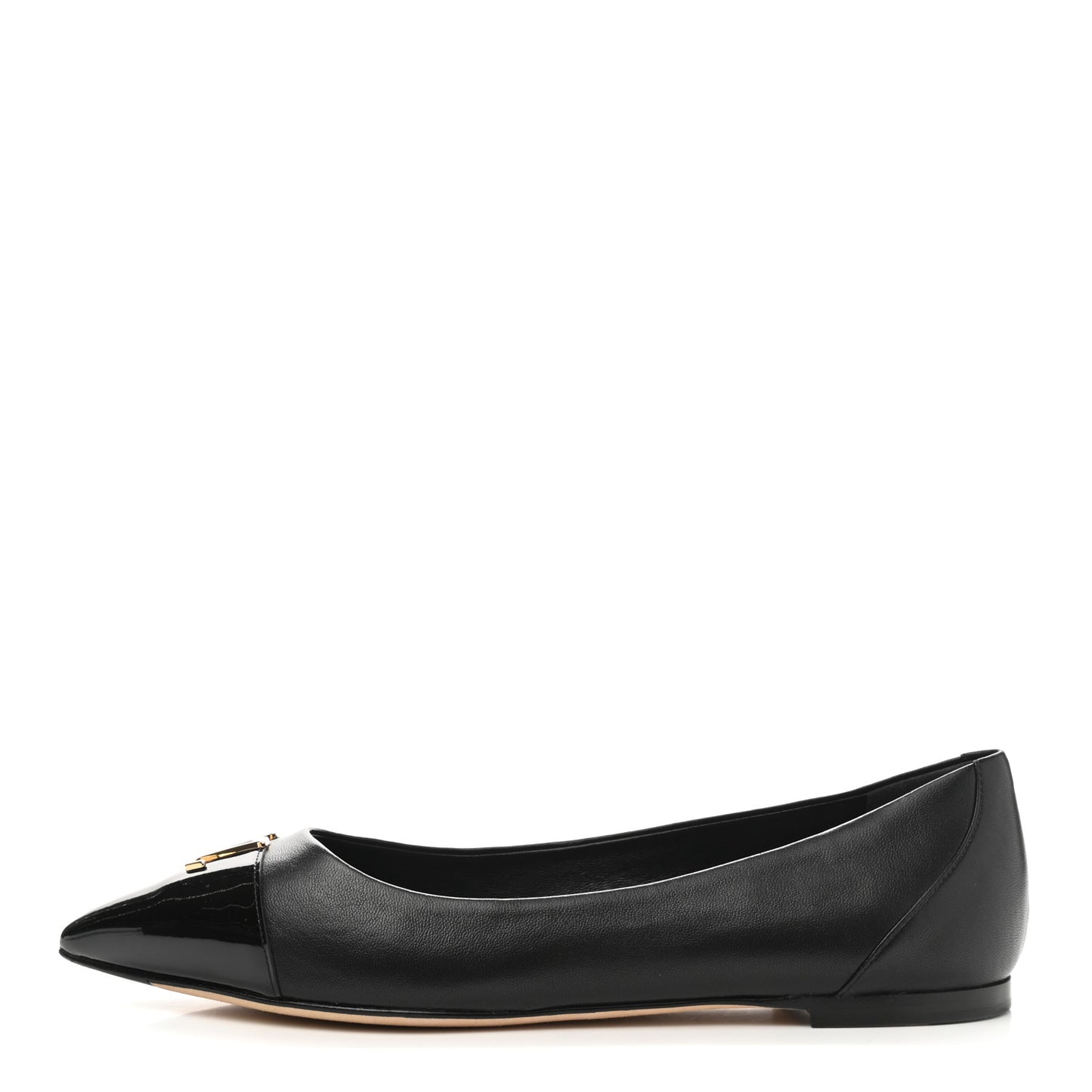 Lambskin Capucines Flat Ballerinas 40 Black