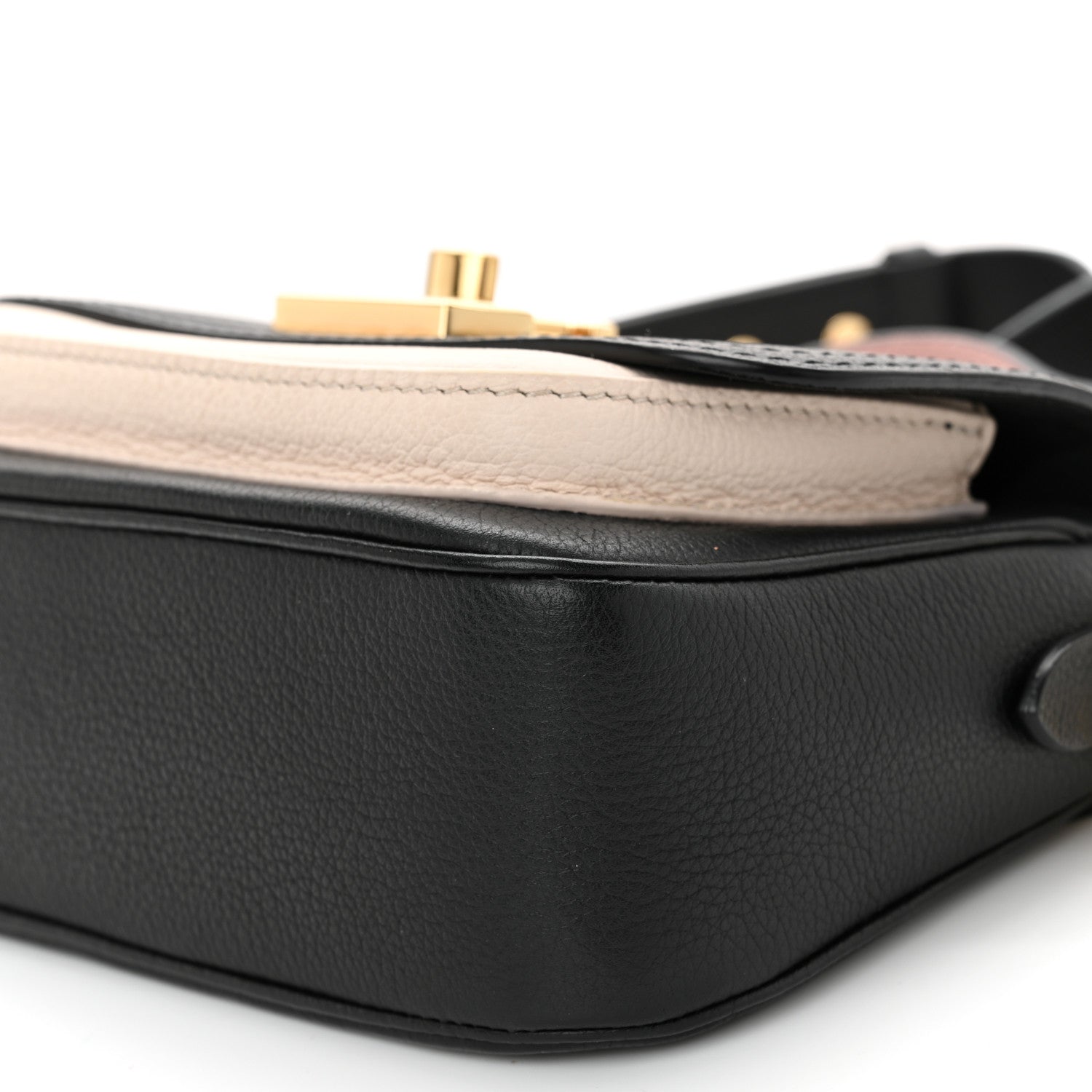 Louis Vuitton Grained Calfskin Lockme Tender Black 9 of 9