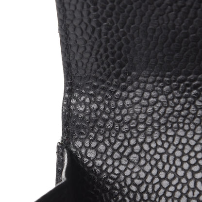 Chanel Caviar Quilted Flap Card Holder Black 6 of 9