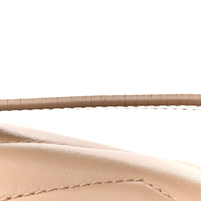 Saint Laurent Calfskin Y Quilted Monogram Small Loulou Chain Satchel Dark Beige 14 of 16