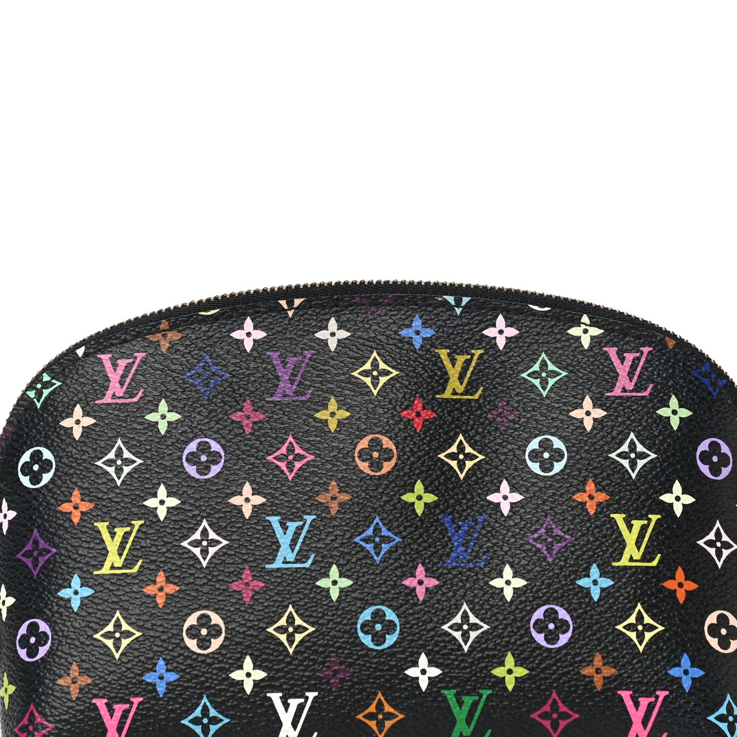 Monogram Multicolor Cosmetic Pouch Black Grenade
