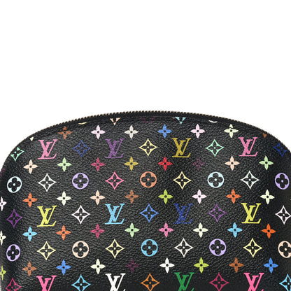 Louis Vuitton Monogram Multicolor Cosmetic Pouch Black Grenade 7 of 9