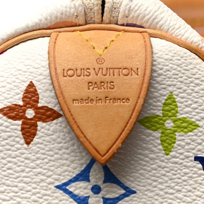 Louis Vuitton Monogram Multicolor Keepall 45 White 6 of 23