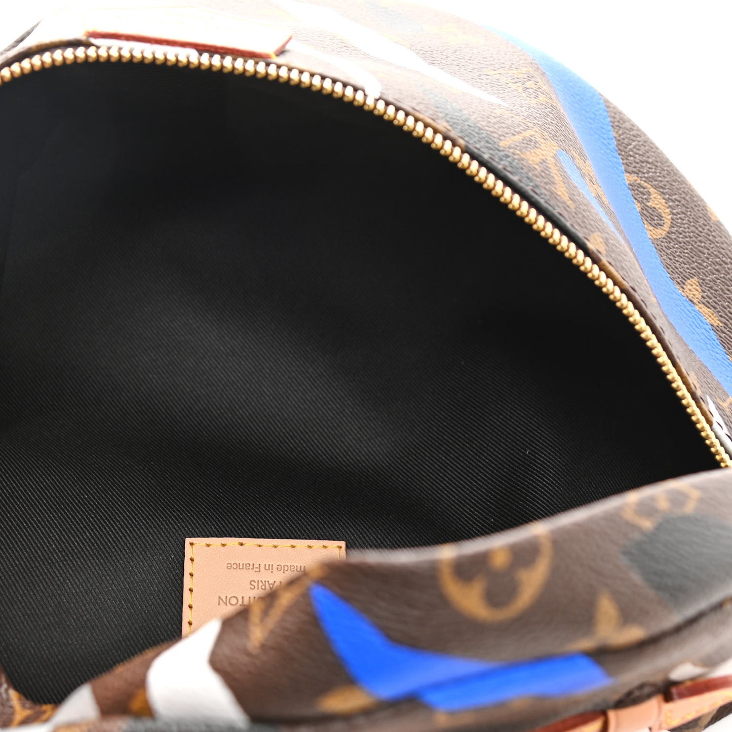 X LOL Monogram Bumbag Blue Silver