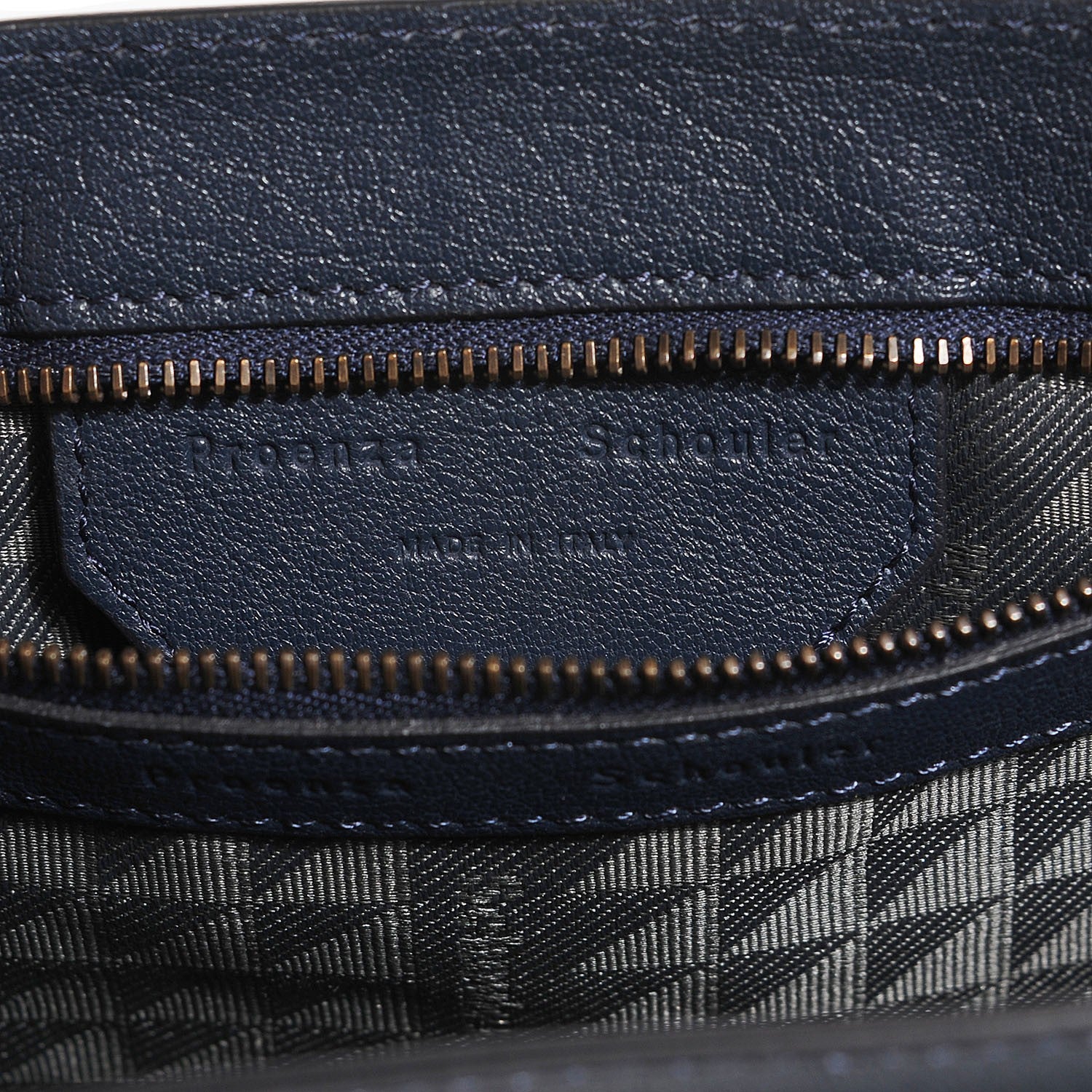 Proenza Schouler Lambskin Tiny PS1 Satchel Midnight 6 of 13