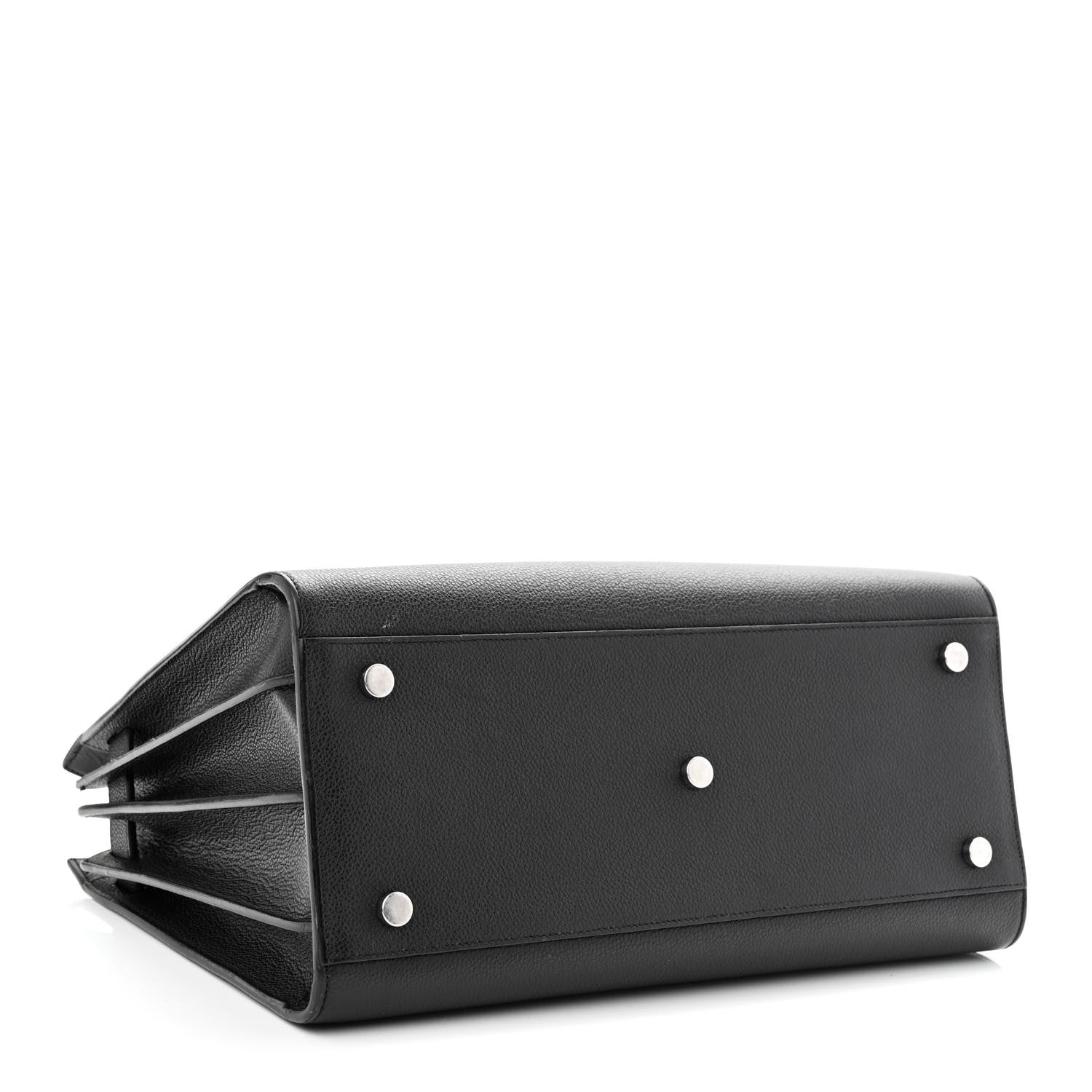Saint Laurent Grained Calfskin Small Sac De Jour Black 4 of 12
