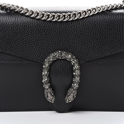 Gucci Pebbled Calfskin Small Dionysus Shoulder Bag Black 7 of 9