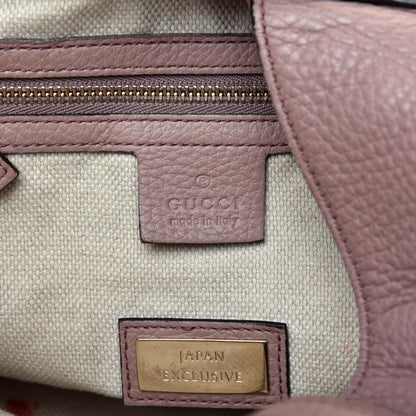 Gucci Pebbled Calfskin Small Soho Shoulder Bag Light Pink 8 of 10