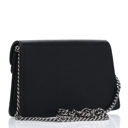 Gucci Calfskin Super Mini Dionysus Shoulder Bag Black 2 of 4