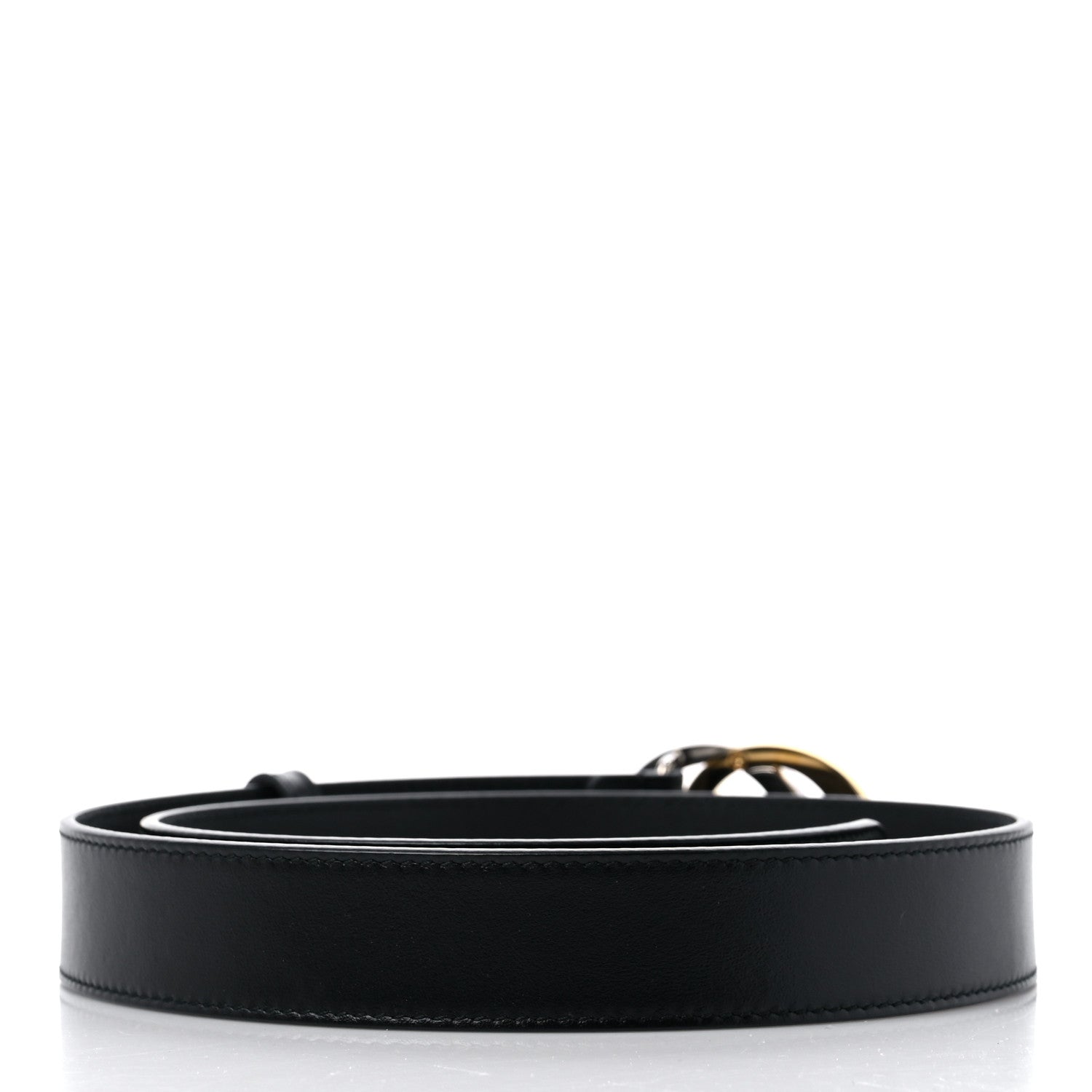 Gucci Plutone Calfskin Interlocking G 30mm Belt 85 34 Black 2 of 4