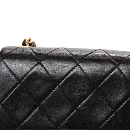 Chanel Lambskin Quilted Mini Square Flap Black 12 of 13