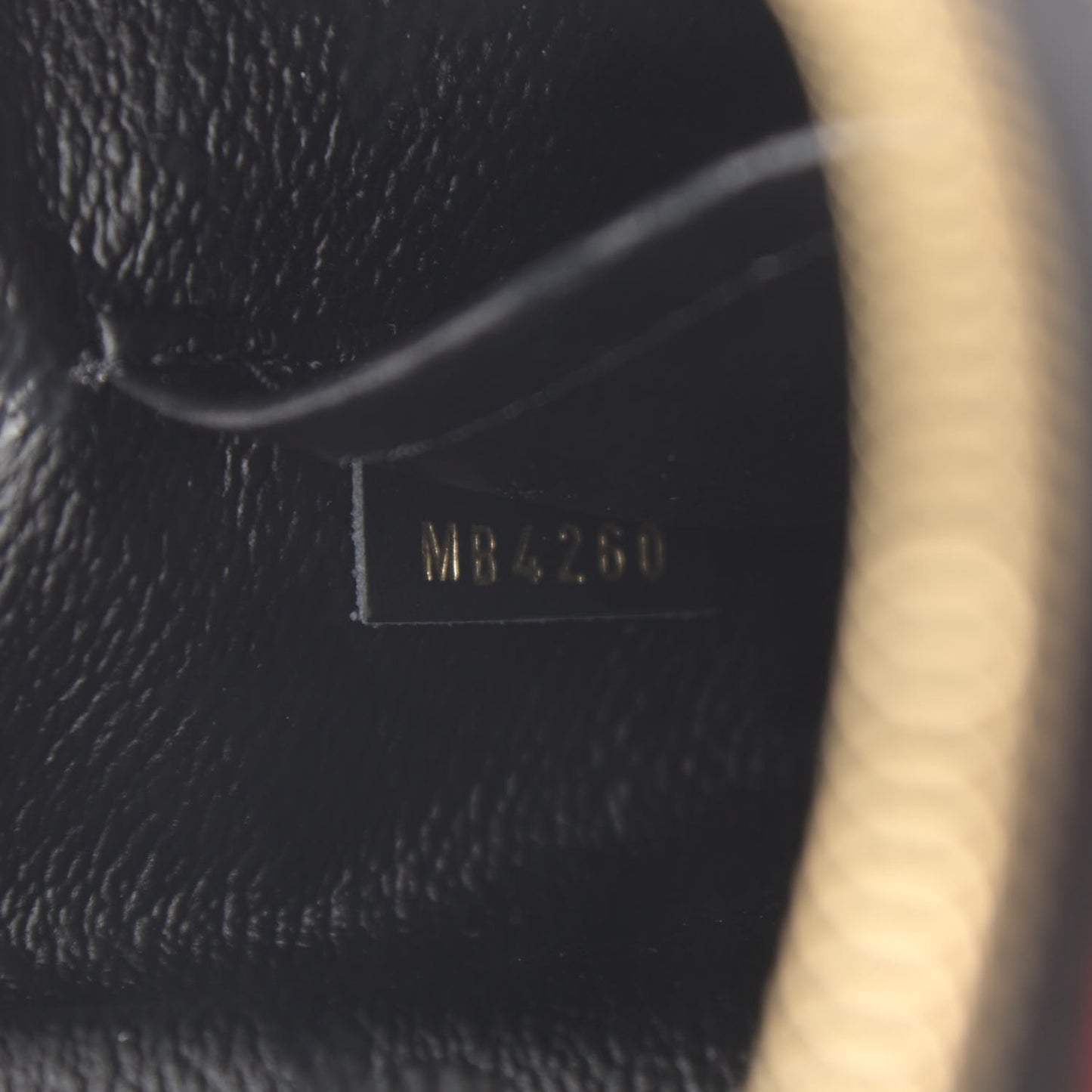 X UF Tufted Monogram Pochette Accessories Black Red