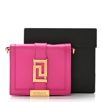 Versace Calfskin Greca Goddess Chain Wallet Pink 16 of 16