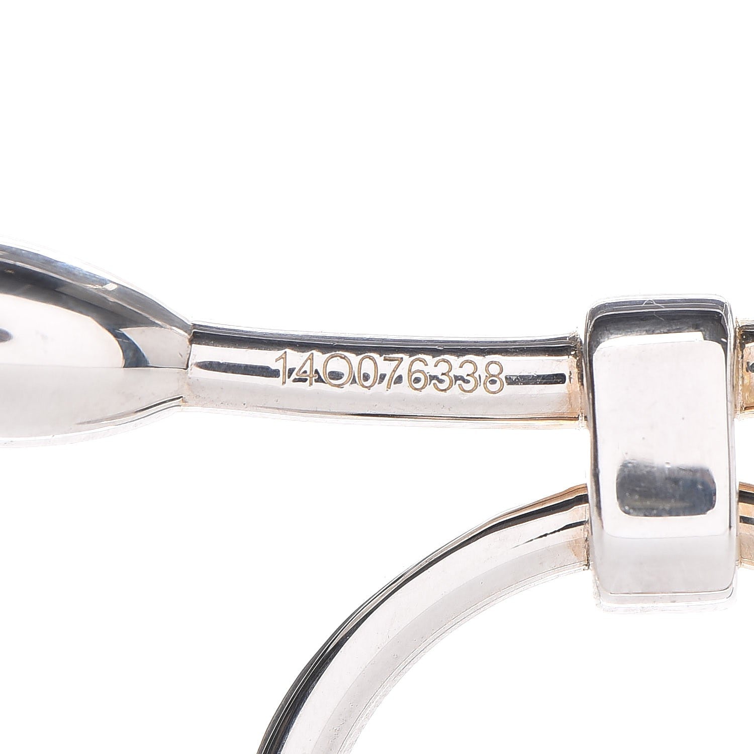 Hermes Sterling Silver Mors de Bride Long Necklace 6 of 9