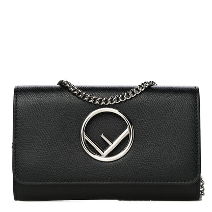 Fendi Vitello Cruise F is Fendi Wallet on Chain Black 1 of 11