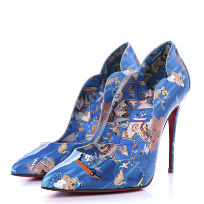 Christian Louboutin Patent Odissey Hot Chick 100 Pumps 37 Multicolor 3 of 7