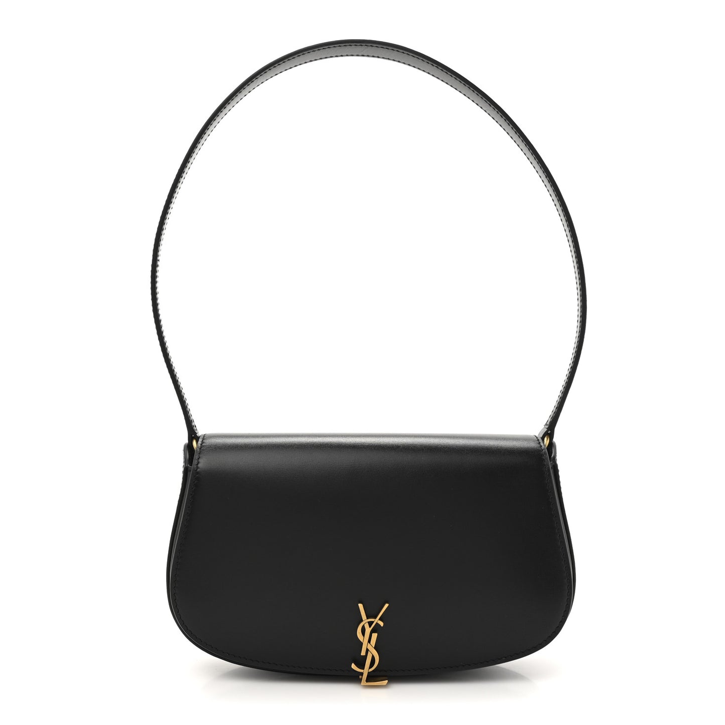 Box Calfskin Mini Voltaire Shoulder Bag Black