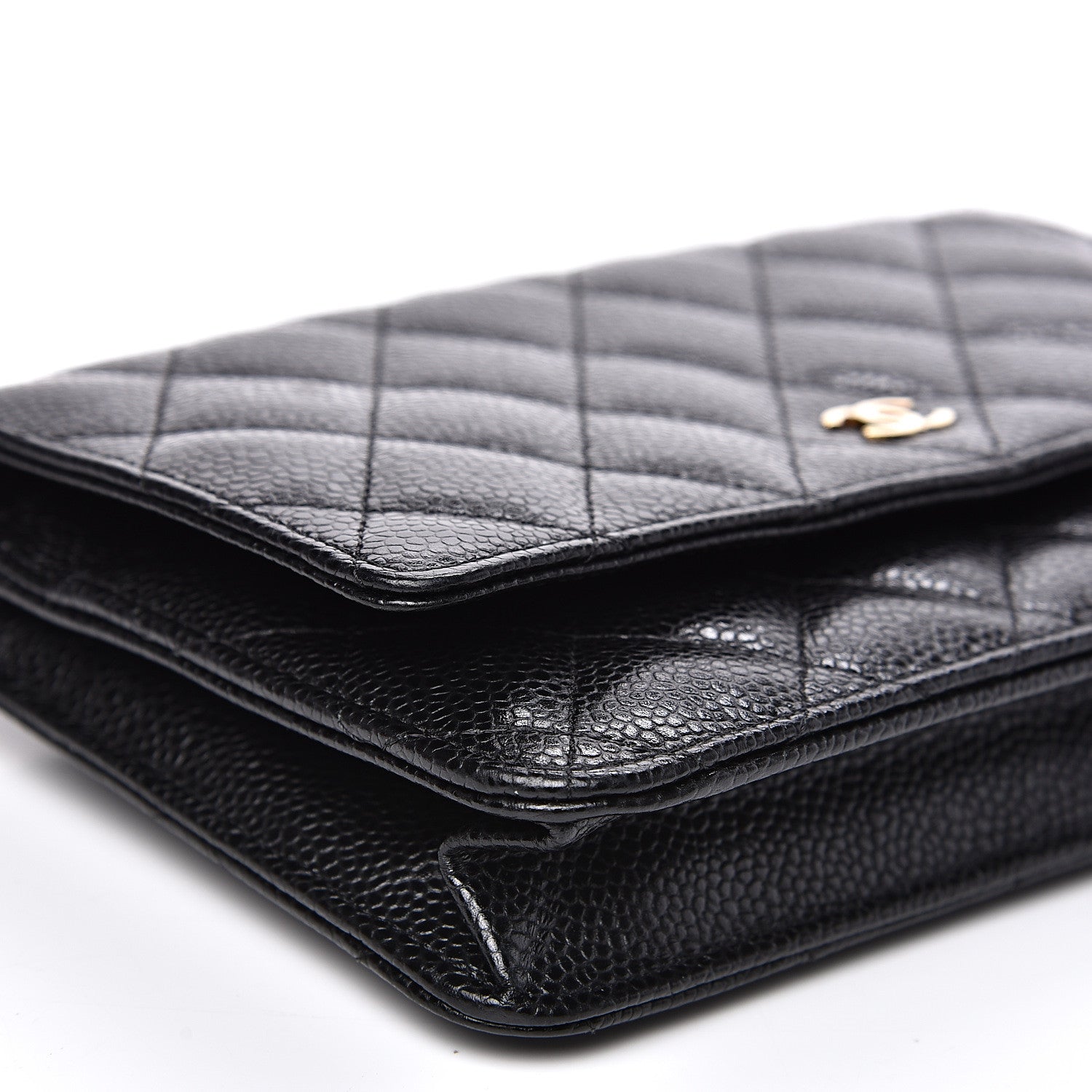 Chanel Caviar Quilted Wallet On Chain WOC Black 8 of 10