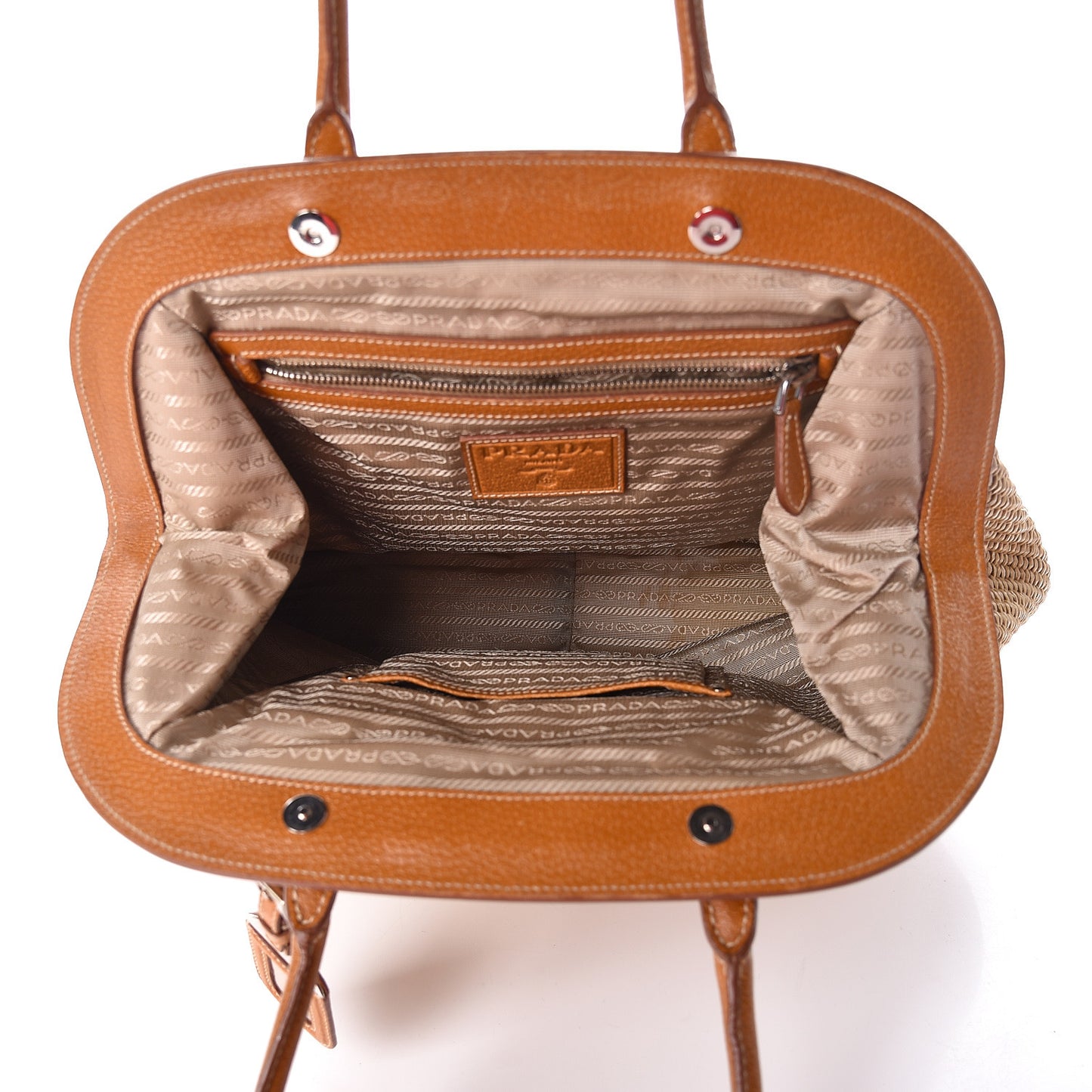 Paglia Cinghiale Frame Bag Naturale Cuoio
