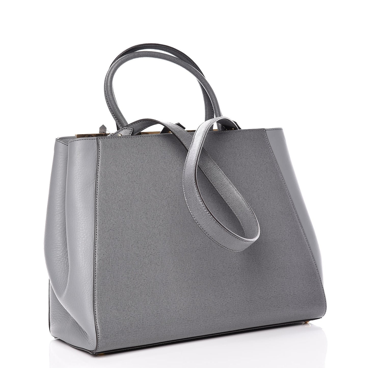 Vitello Elite Flamingo Regular 2Jours Tote Grigio Grigio Chiaro