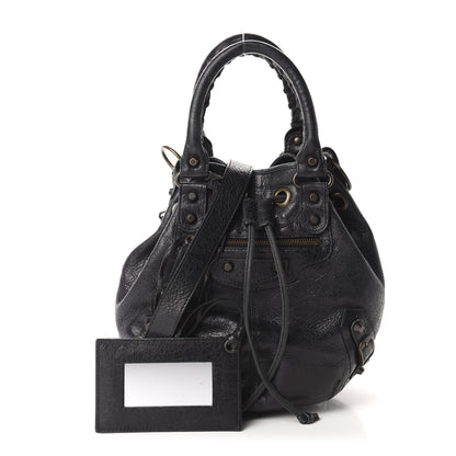 Balenciaga Agneau Classic Hardware Mini Pompon Black 1 of 10