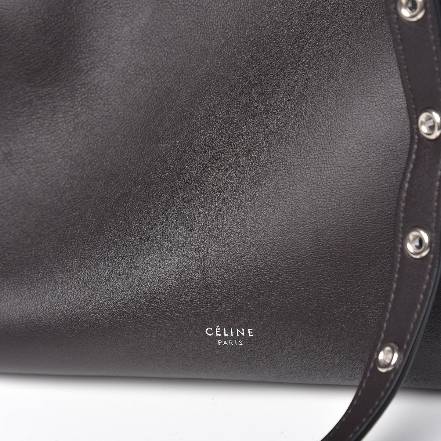Smooth Calfskin Small Big Bag Liquorice