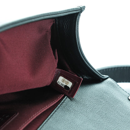 Chanel Calfskin Double Stitch Medium Boy Flap Black 8 of 8