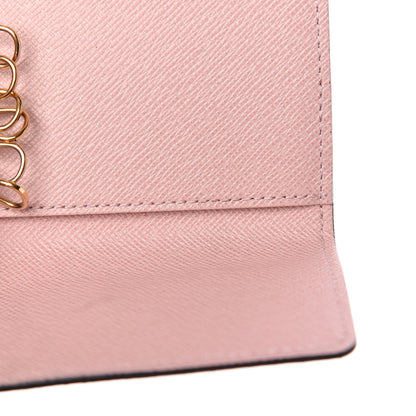 Louis Vuitton Damier Ebene Multicles 6 Key Holder Rose Ballerine 8 of 10