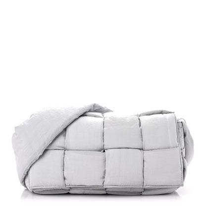 Bottega Veneta Nylon Intrecciato Padded Tech Cassette Bag Frost 3 of 9