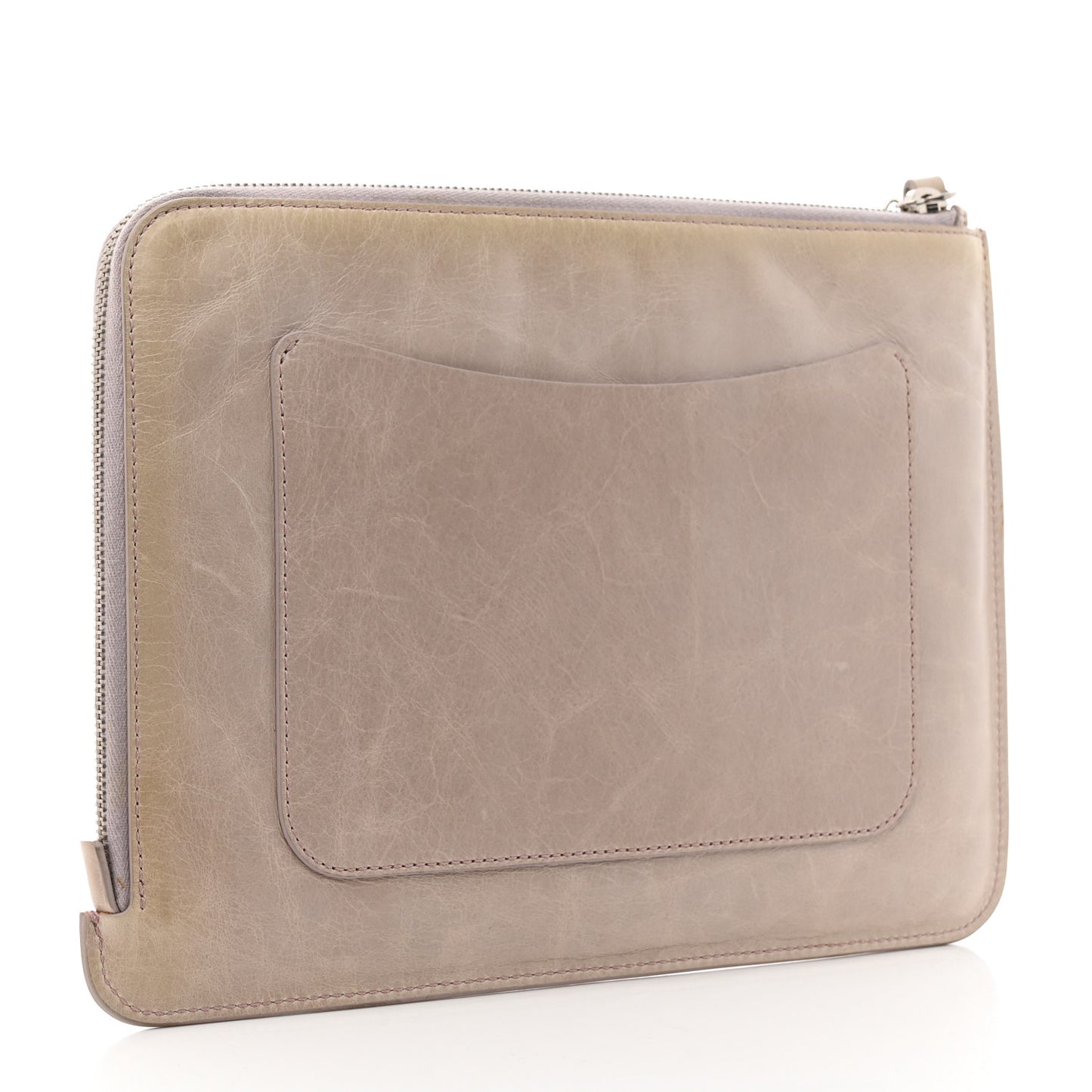 Calfskin Medium Je Ne Suis Pas En Solde Pouch Clutch Light Pink