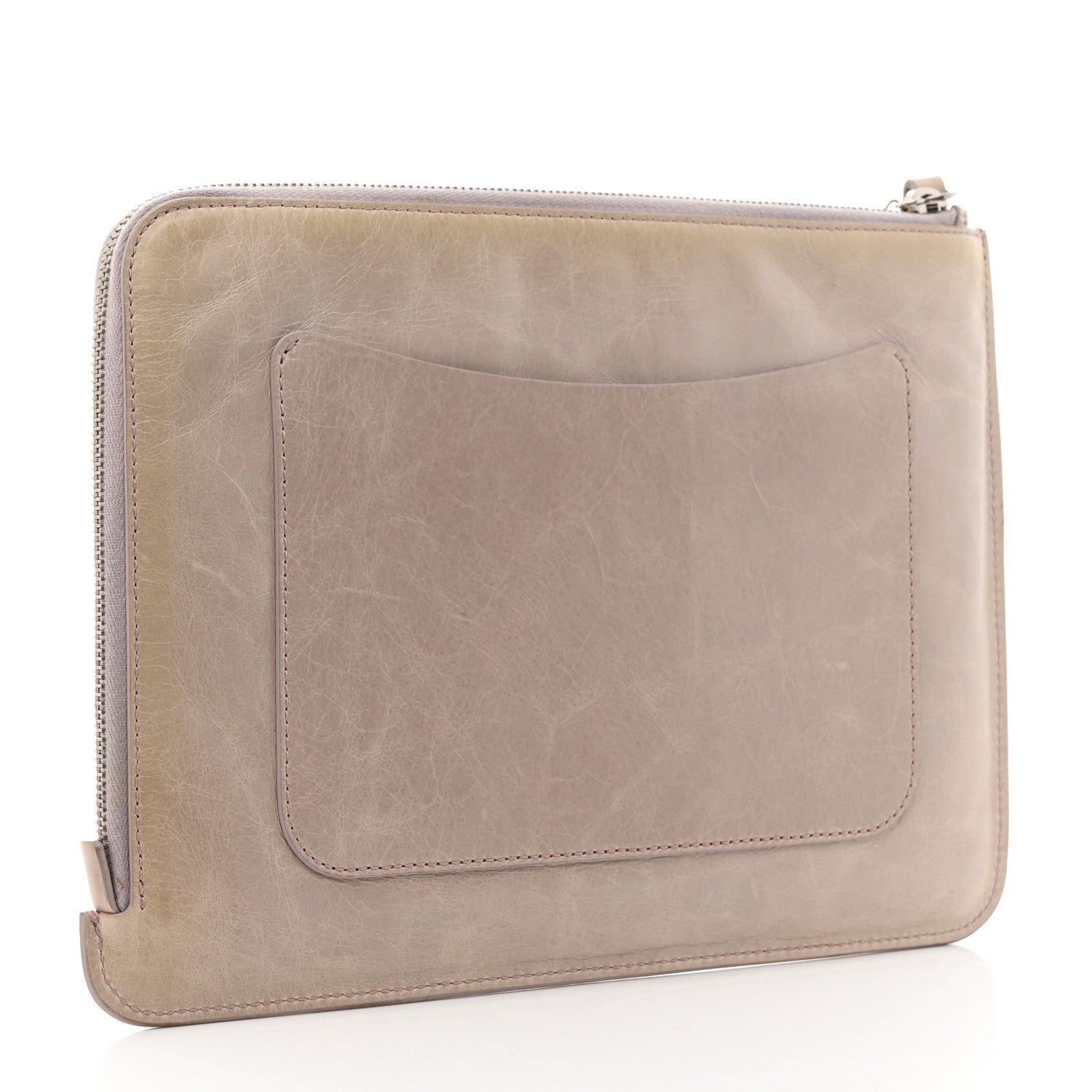 Chanel Calfskin Medium Je Ne Suis Pas En Solde Pouch Clutch Light Pink 3 of 7