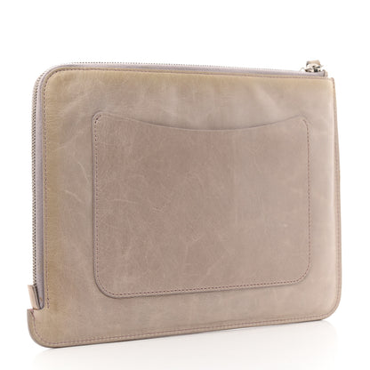 Chanel Calfskin Medium Je Ne Suis Pas En Solde Pouch Clutch Light Pink 3 of 7