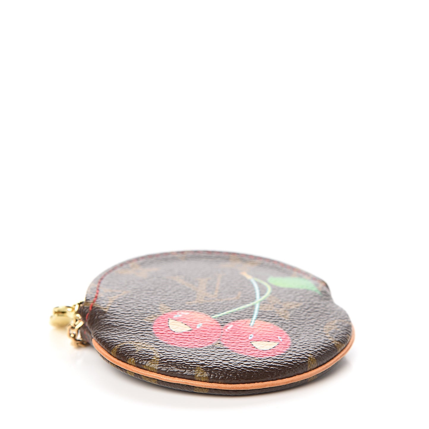 Monogram Cerises Round Coin Purse
