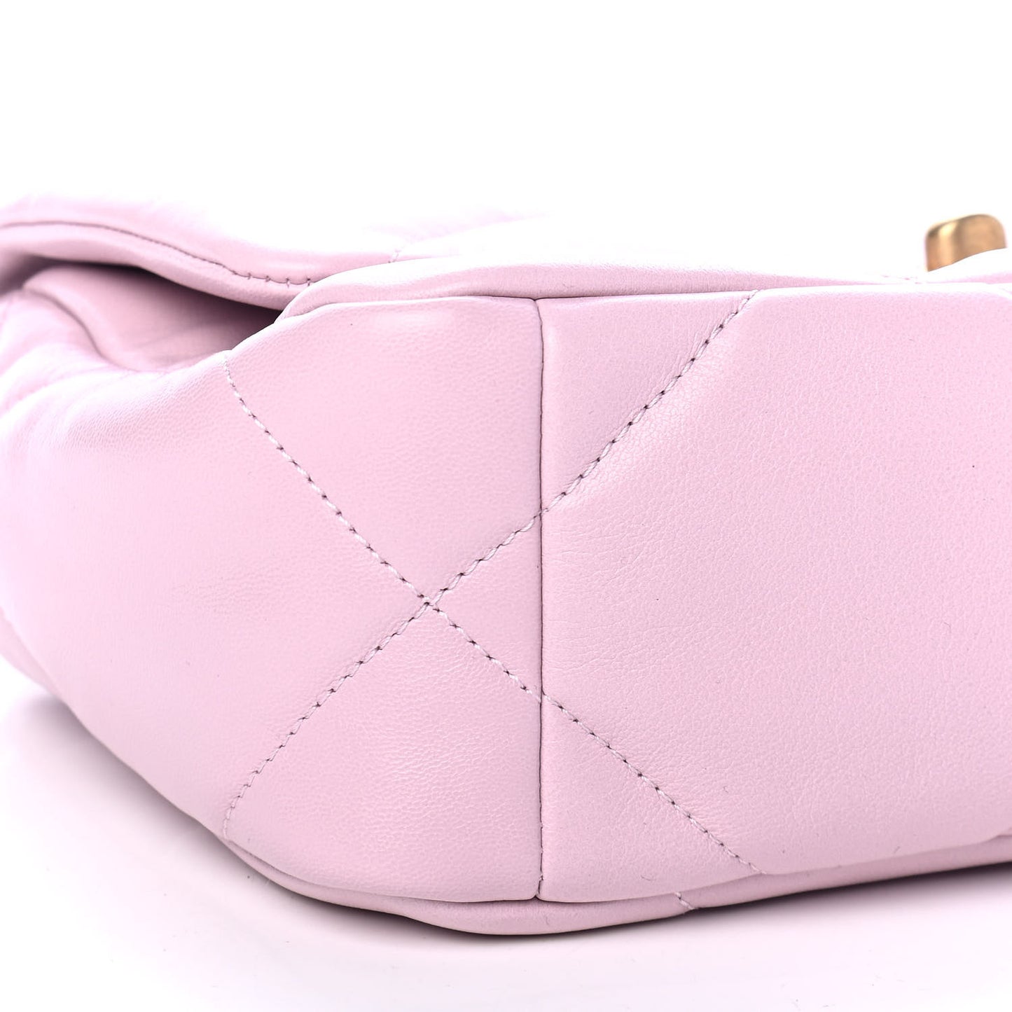 Lambskin Quilted Medium Chanel 19 Flap Light Pink