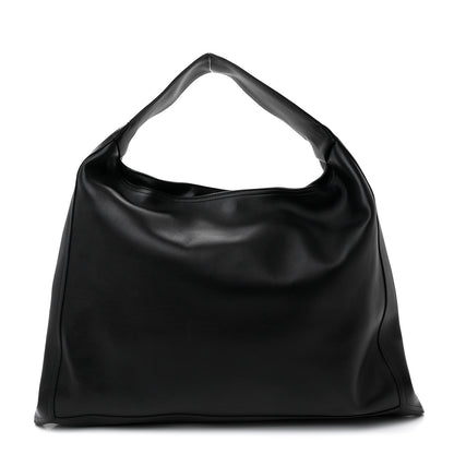 Bottega Veneta Silky Calfskin Large Hop Black 1 of 11