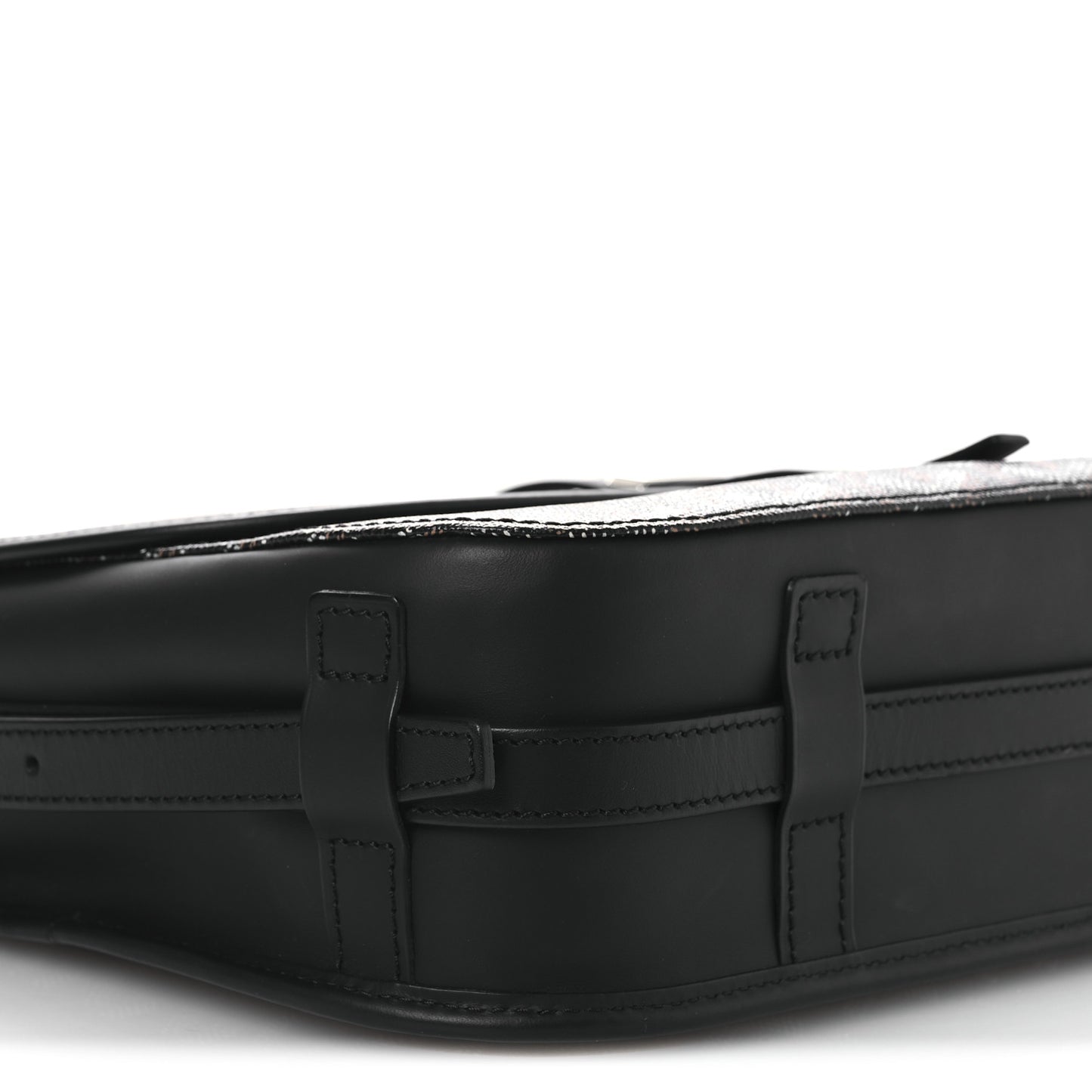 Goyardine Belvedere II MM Messenger Bag Black