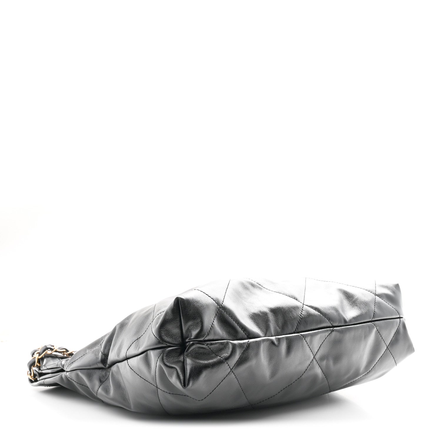Chanel Shiny Calfskin Quilted Small Chanel 22 Black 5 of 13