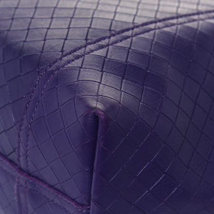 Bottega Veneta Calfskin Intrecciomirage Large Tote Purple 11 of 14