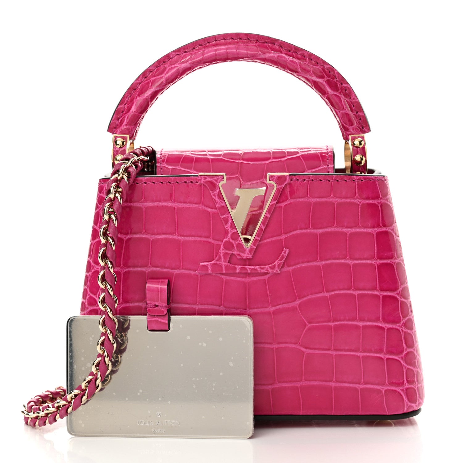 Louis Vuitton Crocodile Nano Capucines 3 of 10