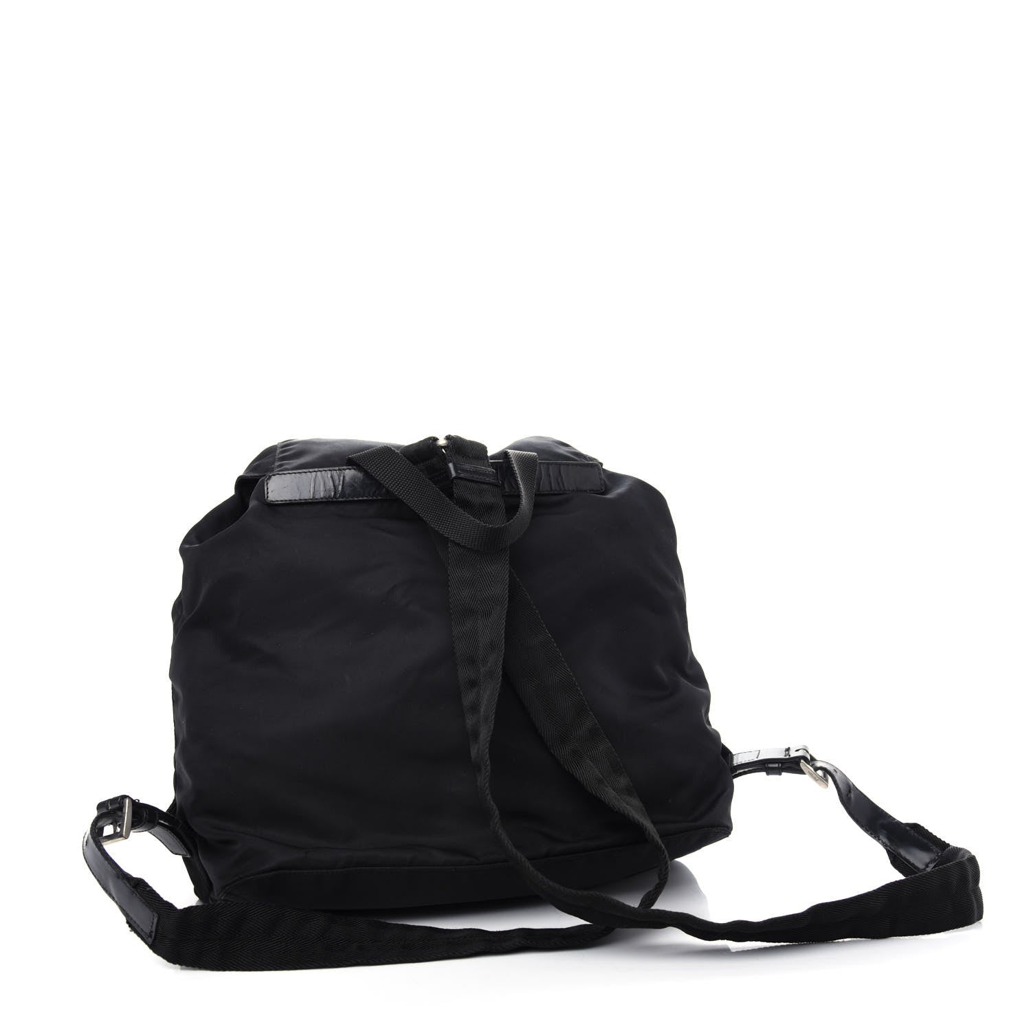 Prada Nylon Vela Medium Backpack Black 3 of 9
